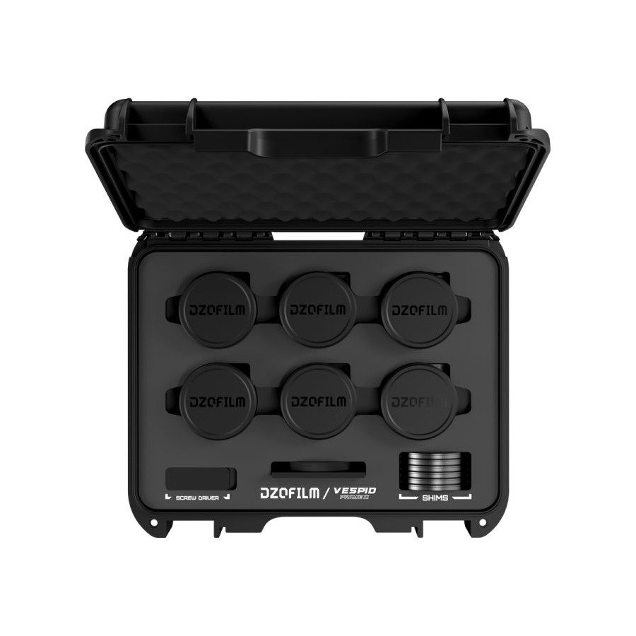Dzofilm Vespid Prime2 6-Lens Set (18/24/35/50/85/105mm) Cine Lens Set