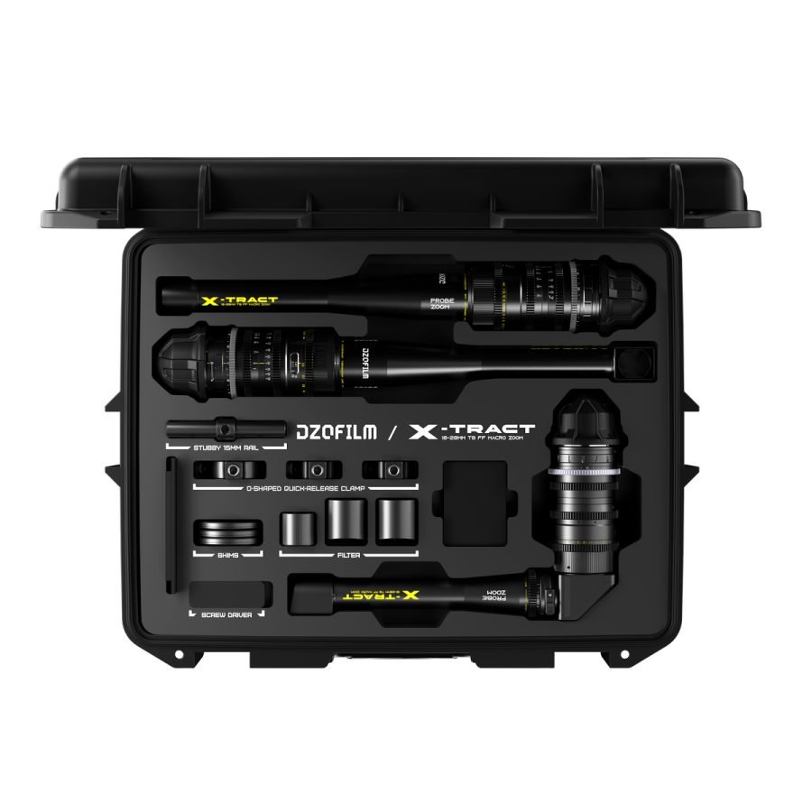 DZOFILM X-Tract 3-Lens Set (18-28mm 0 deg/90 deg/360 deg) Cine Lens Set product image