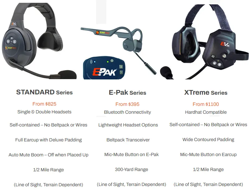 Eartec Evade Systems