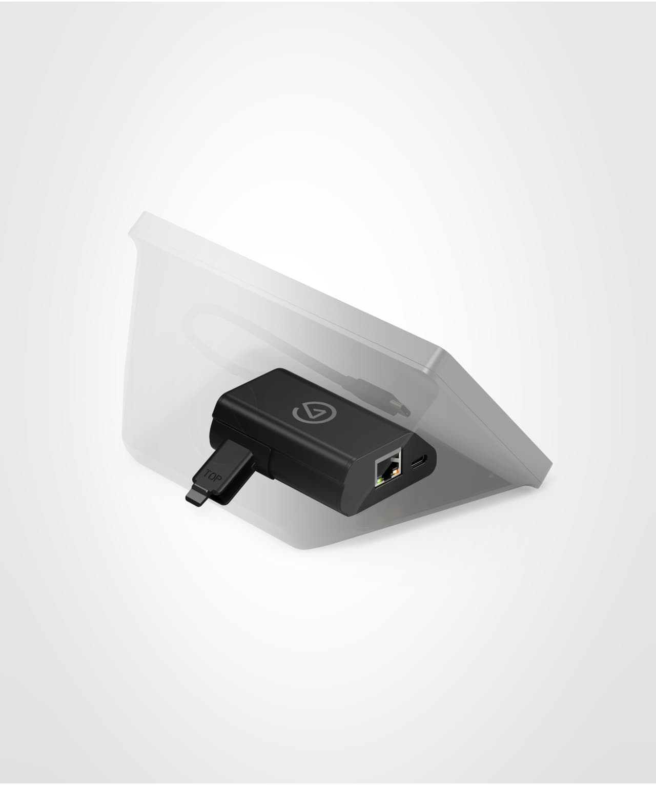 Elgato Network Dock Runs a Stream Deck over PoE Ethernet instead of a USB cable, for mounting it away - view 2