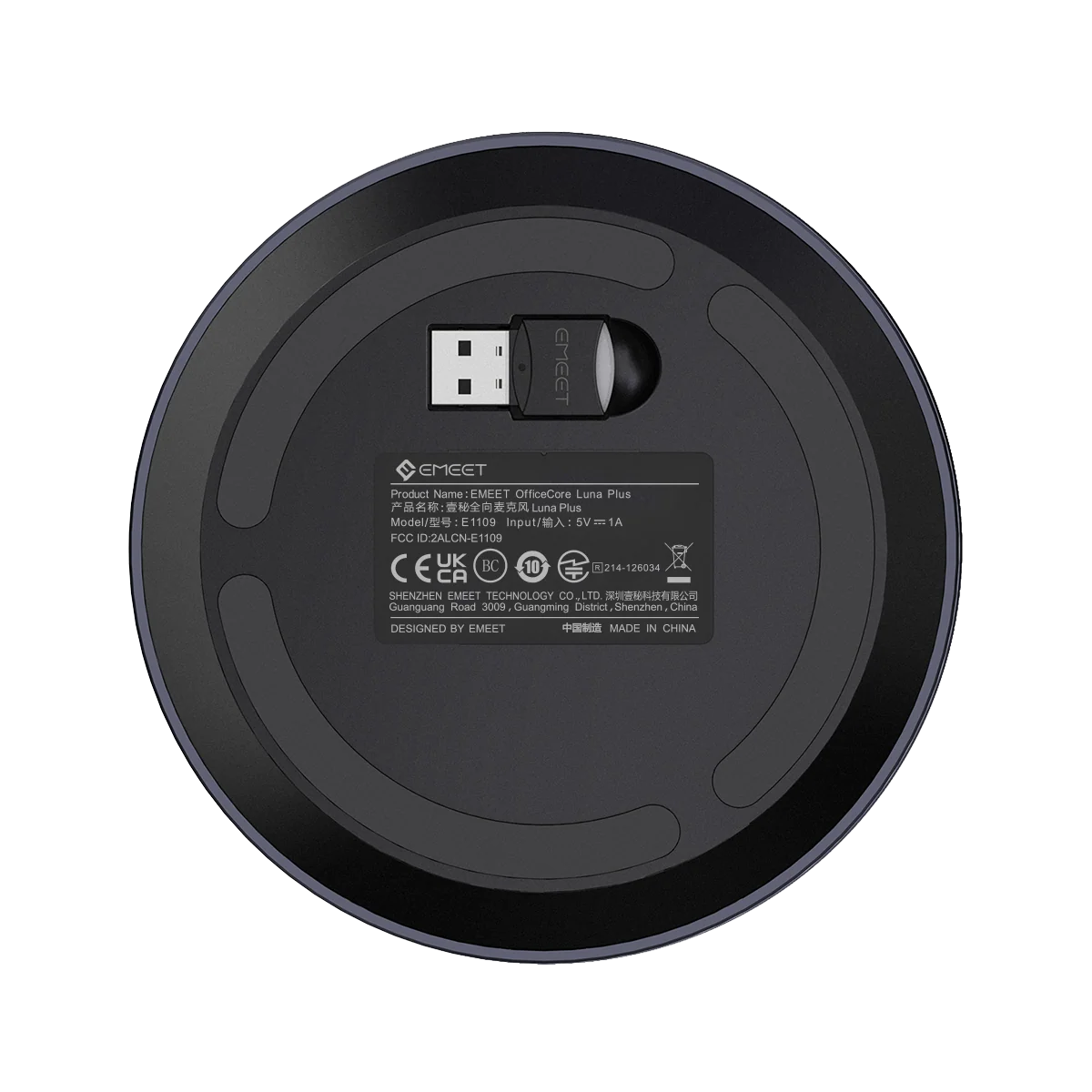 EMEET OfficeCore Luna Plus Bluetooth Conference Speakerphone - view 4