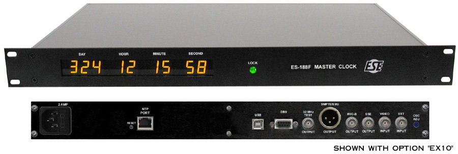 ESE ES-188F NTP Referenced Master Clock/Time Code Generator