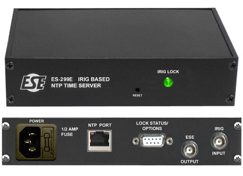 ESE ES-299E IRIG Based NTP Time Server
