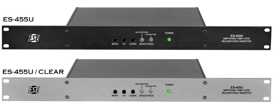 ESE ES-455U SMPTE / EBU Time Code Reader and Video Inserter