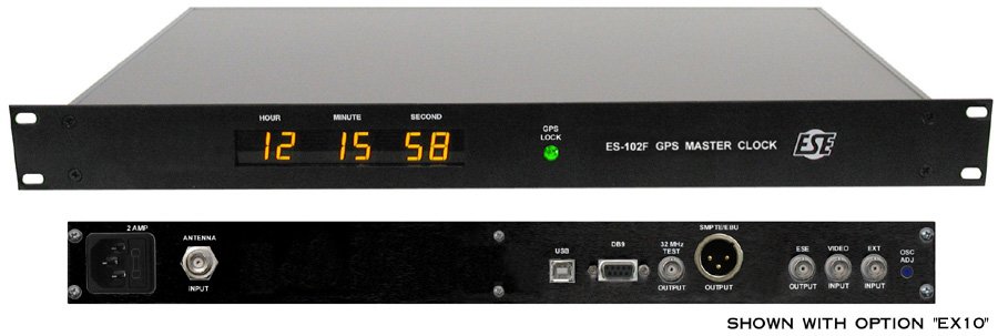 ESE ES-102F GPS Master Clock/Time Code Generator product image