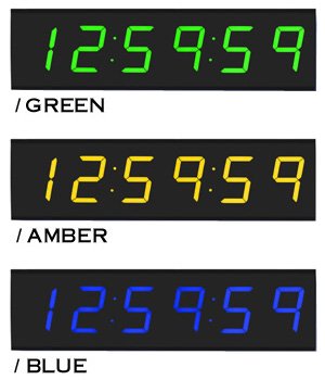 ESE ES-942 Wall Mount Digital Clock, 4 Inch Display - view 2