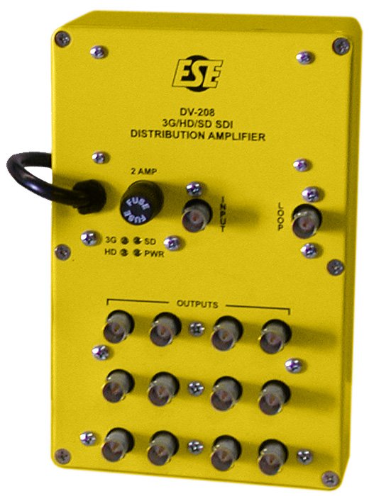 ESE DV-208 1x12 3G/HD/SD-SDI Reclocking Distribution Amplifier