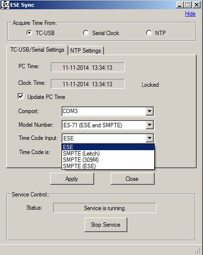 ESE ES-71 Real Time SMPTE/EBU/ESE to USB Converter - view 2