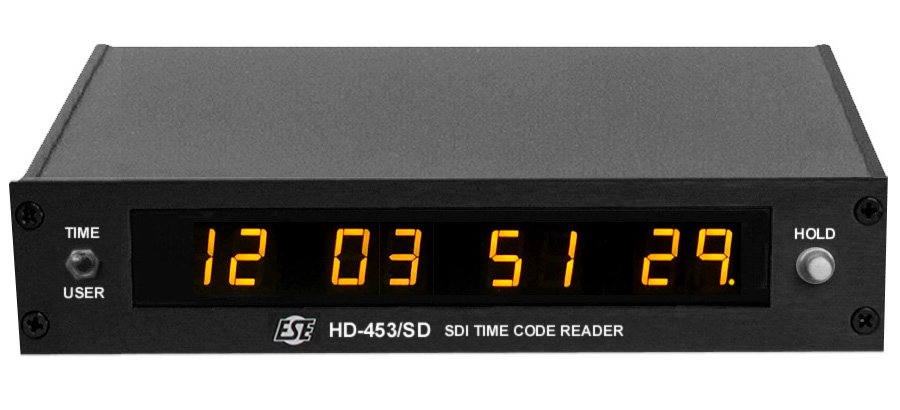 ESE HD-453/SD SDI Embedded SMPTE/EBU Time Code Display