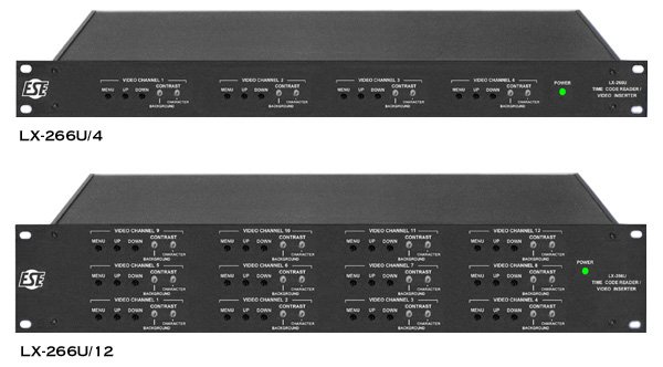 ESE LX-266U/1 Time Code Driven Video Time & Date/Timer Inserter, 1 Channel