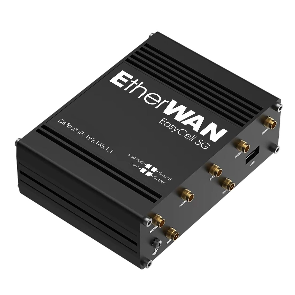 EtherWAN EasyCell 5G Hardened 5G Router w/HexaCloud Device Monitoring & WAN Failover
