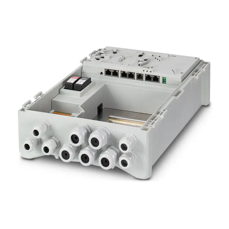 EtherWAN EasyPoE Box Series NEMA-Rated Indoor/Outdoor Enclosure with Integrated PoE Switch - view 2