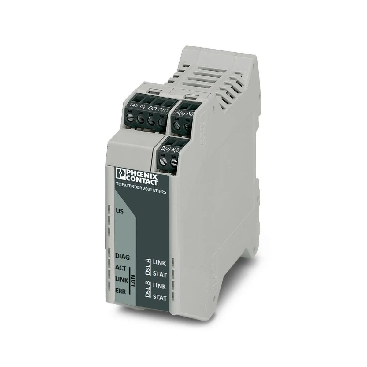 EtherWAN ED20KEXT-2P Industrial Ethernet Extender (Phoenix Contact 2702409)