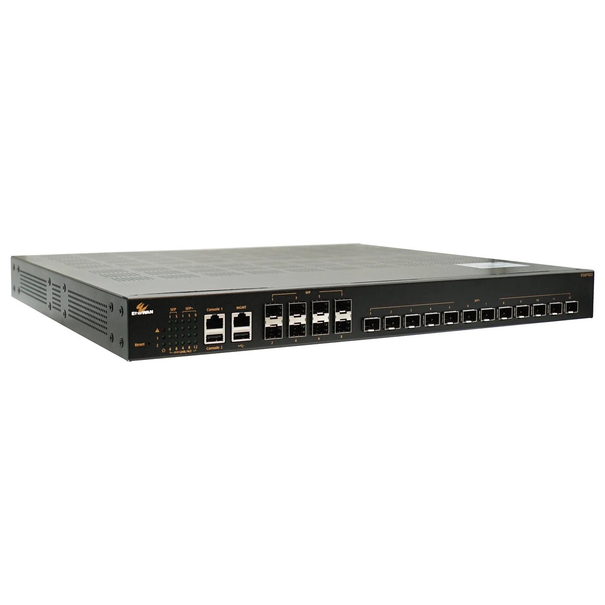 EtherWAN EG97023 Series 12-port 10 Gigabit and 8-port Gigabit Hardened Managed Layer 3 Switch