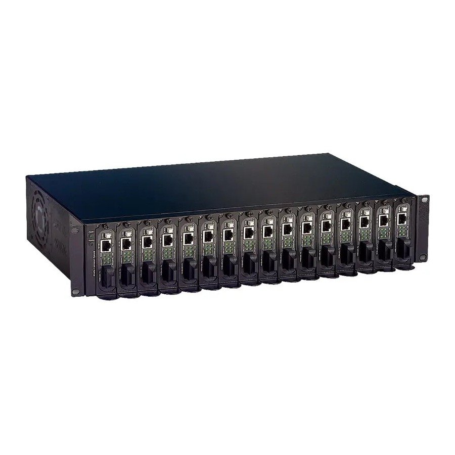 EtherWAN EMC1600 16-Bay Media Converter and Extender Chassis