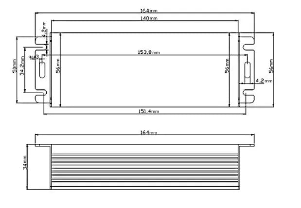 EtherWAN EPOW-24-60 Hardened NEMA TS2 Power Supply 24V 60W - view 2