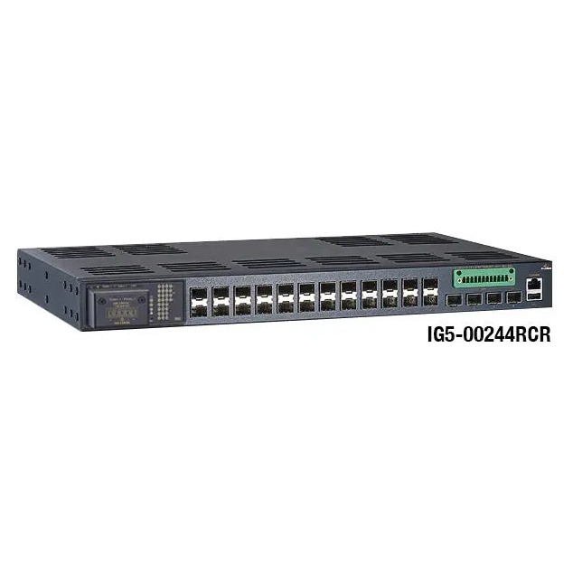 EtherWAN IG5 Rack Series IEC 61850-3/IEEE 1613 Lite L3 Hardened Managed 24-port Gigabit and 4-port 1G/10G