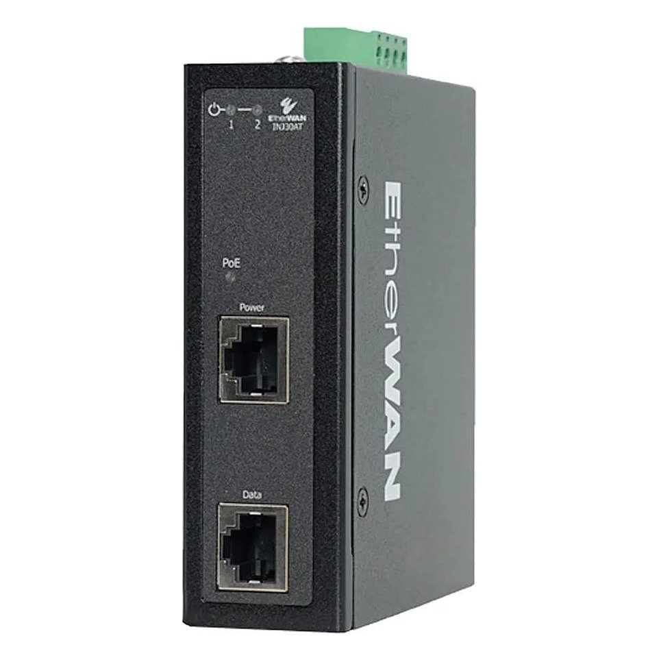 EtherWAN INJ30AT Hardened Gigabit PoE Injector