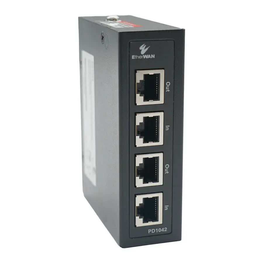 EtherWAN PD1042 2-Port Hardened RJ45 Surge Protector