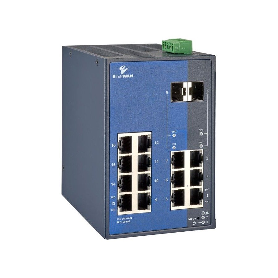EtherWAN SG300 Series SmartE Hardened Managed 5 to 16-Port Fast/Gigabit Ethernet Switch