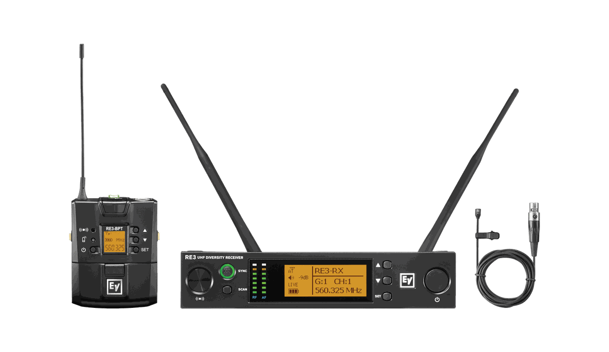 Electro-Voice RE3-BPOL Wireless Lavalier System