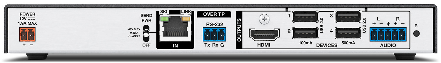 Extron DTP3 R 331 DTP3 Receiver for 4K/60 HDMI and USB Data - view 3
