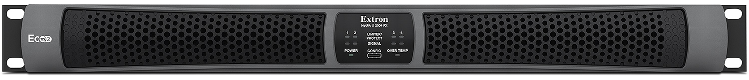 Extron NetPA U 2004 FX Four Channel Configurable Output Amplifier with Dante and DSP<br>200 Watts Per Channel - view 2