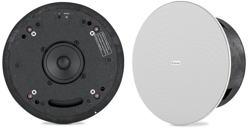 Extron NF 4C LP PoE Powered 4" Ceiling Speaker System with Dante and DSP