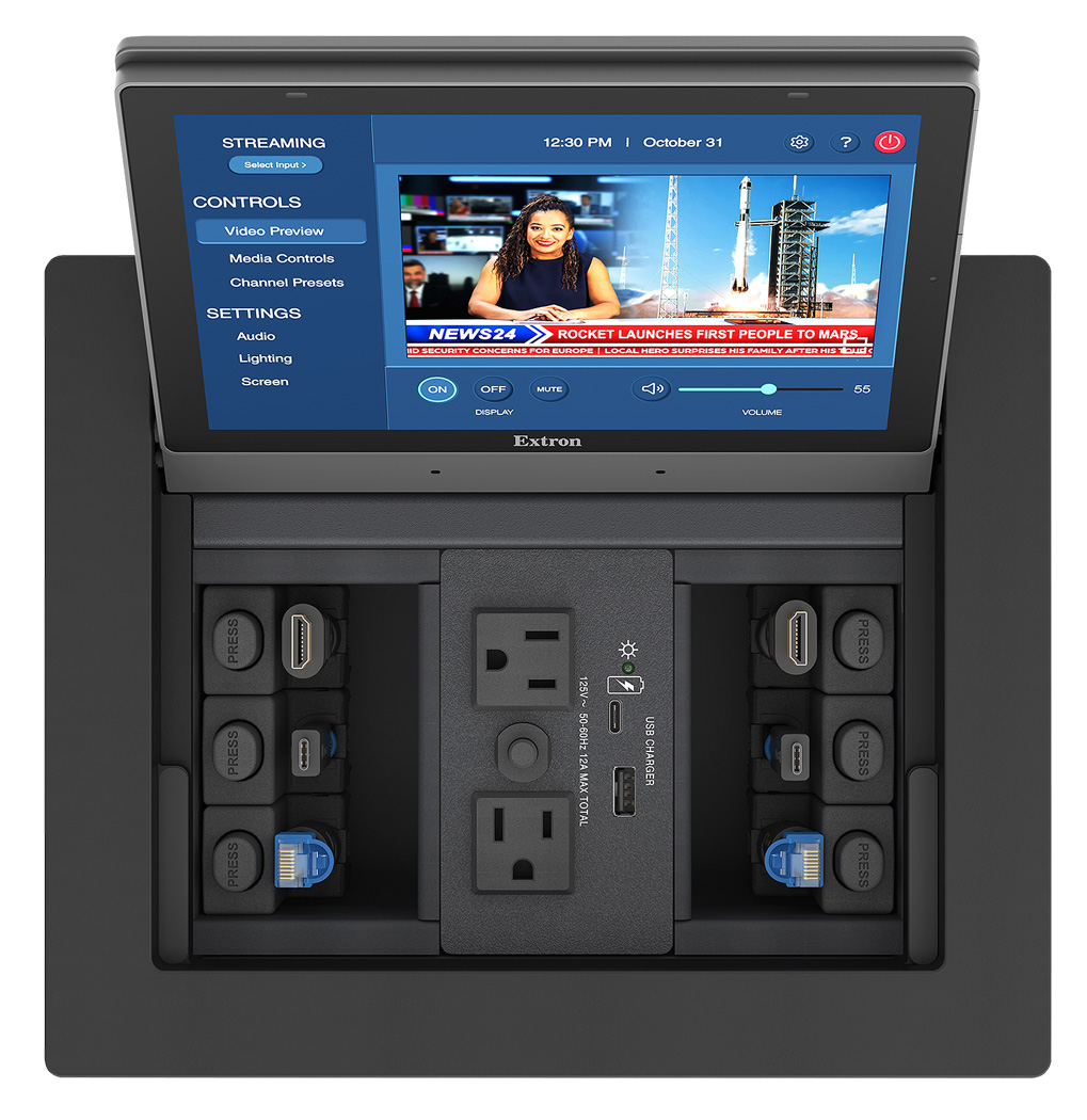 Extron TLP Pro 835C 8" Cable Cubby TouchLink Pro Touchpanel - view 2