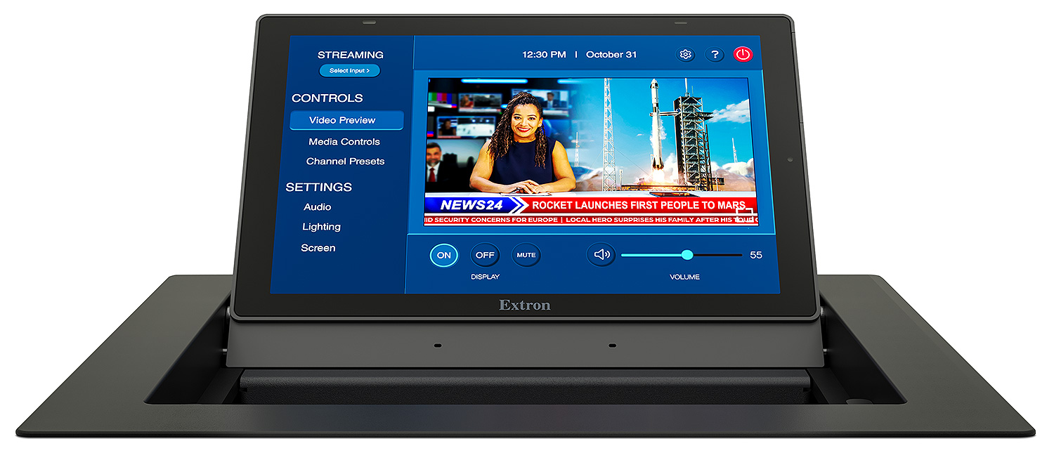 Extron TLP Pro 835C 8" Cable Cubby TouchLink Pro Touchpanel - view 3