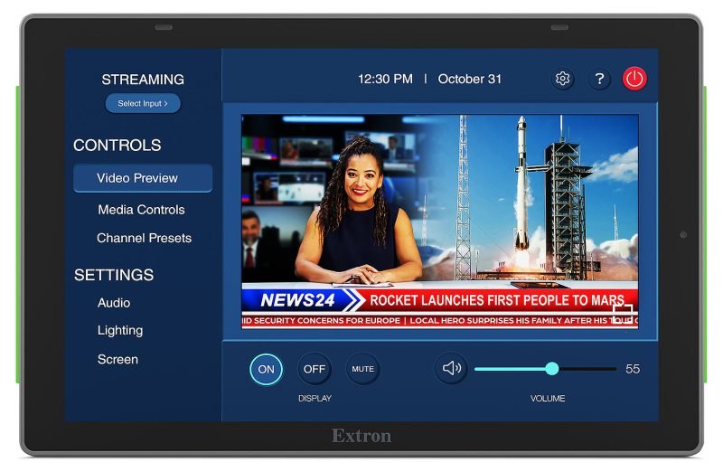 Extron TLP Pro 835M 8" Wall Mount TouchLink Pro Touchpanel