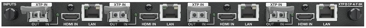 Extron XTP II CP Fiber 8K I/O Boards, 8K Fiber Optic Input and Output Boards