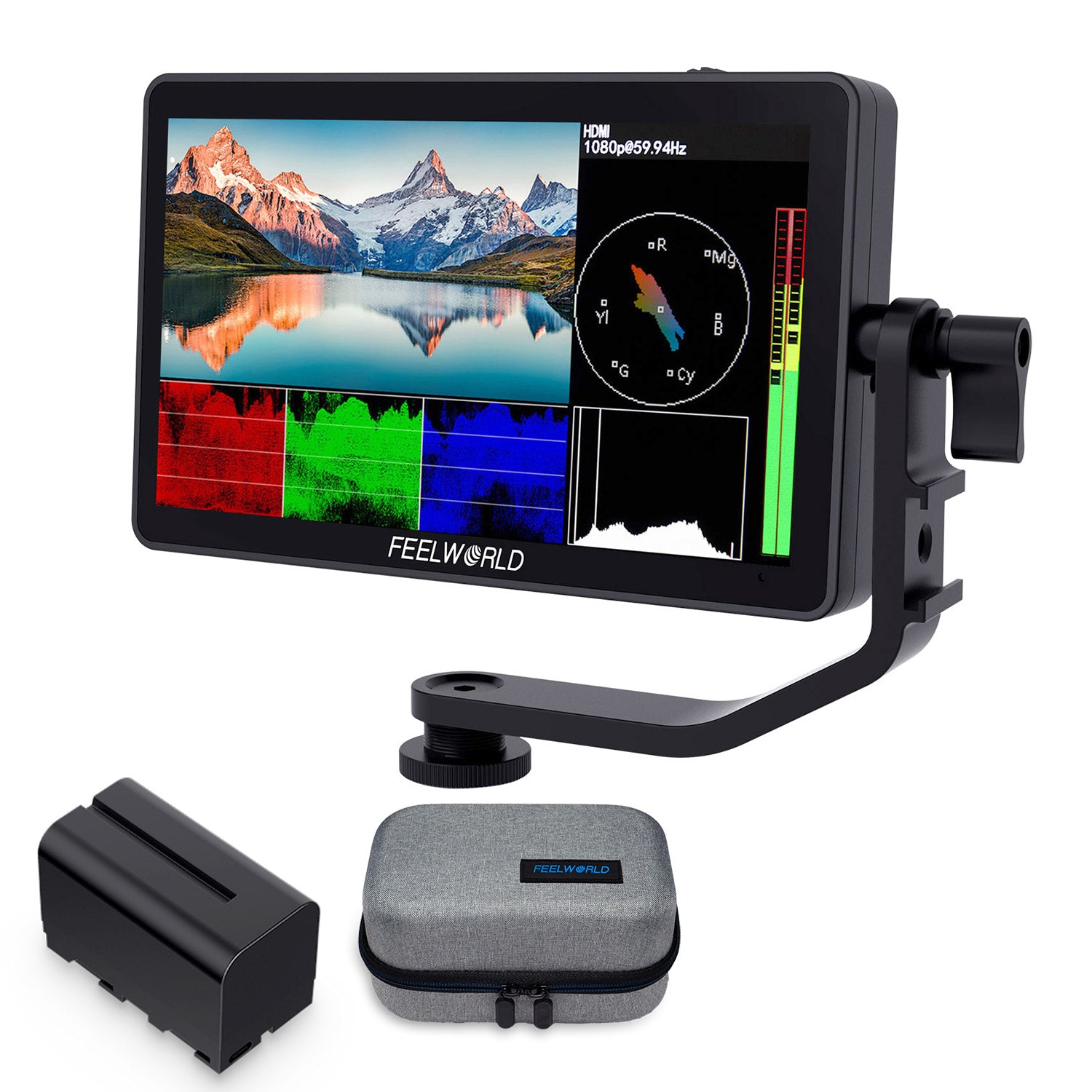 Feelworld F6 PLUS 6-Inch 3D LUT Touchscreen Camera Field Monitor - view 2