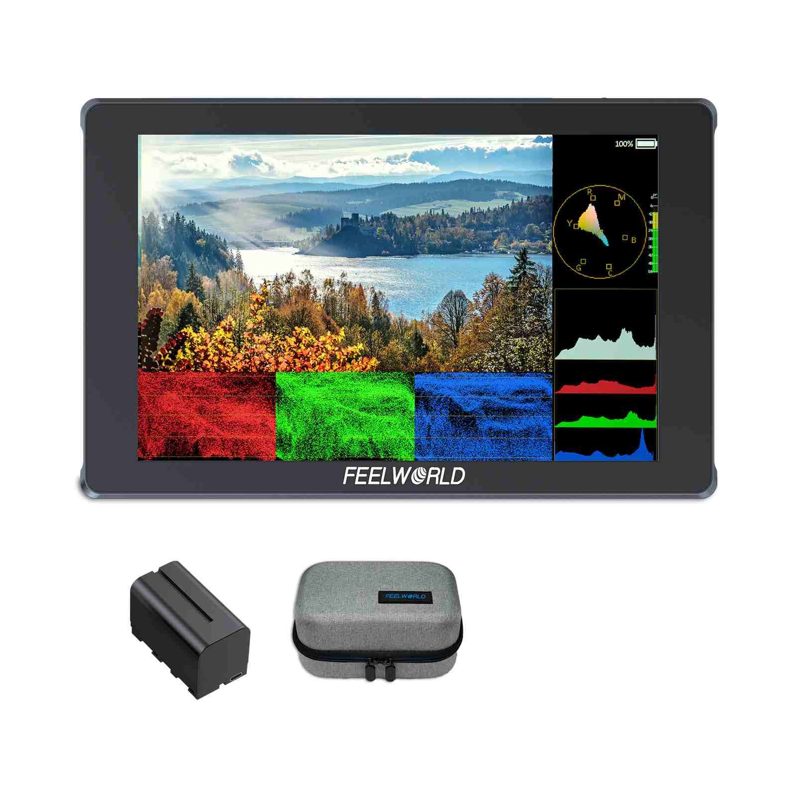 Feelworld F7 PLUS 7-Inch 1200nit Touchscreen Monitor - view 2