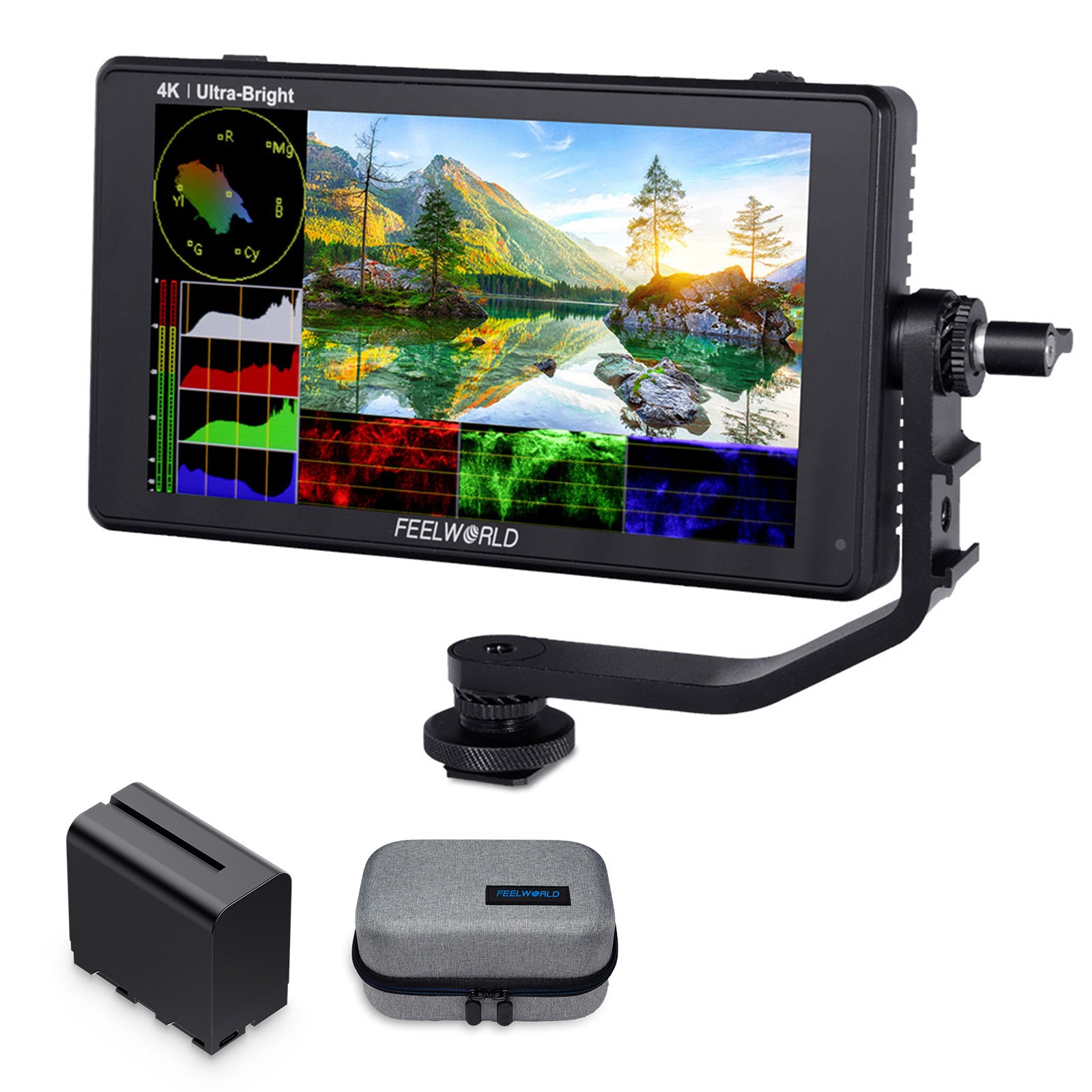 Feelworld LUT6 6-Inch 2600nit HDMI Touchscreen Field Monitor - view 2