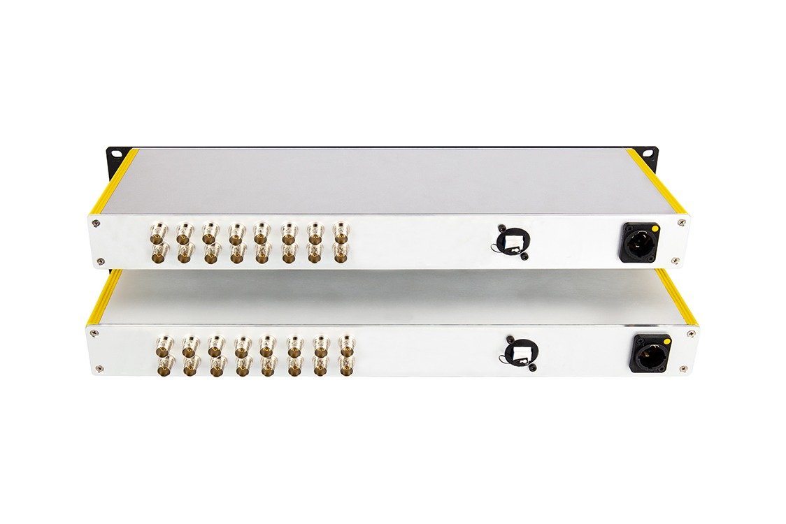 Mux/Demux Two 3G, 8x SDI over One Fiber