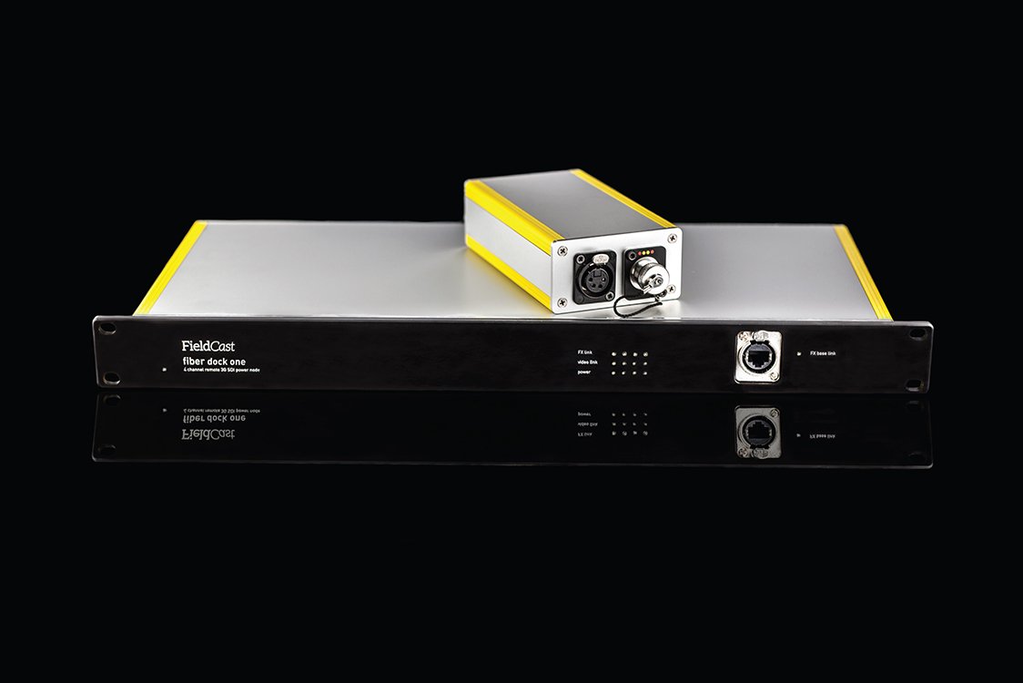 Fiber Dock System One 4-Camera PTZ Fiber System