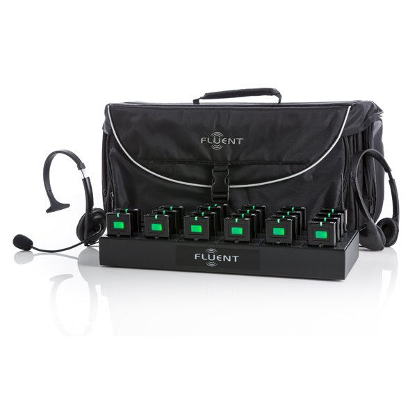 Fluent Audio 900 MHz Digital Tour Guide System, 20 Receivers product image