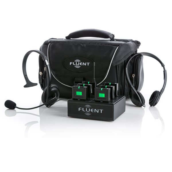 Fluent Audio 900 MHz Digital Tour Guide System, 5 Receivers product image