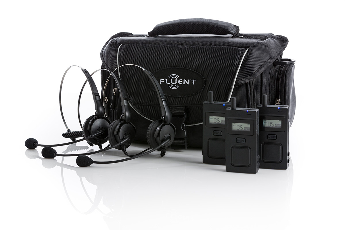 Fluent StageComm Five-User 900 MHz Full-Duplex Intercom (Lightweight Headsets) - view 2