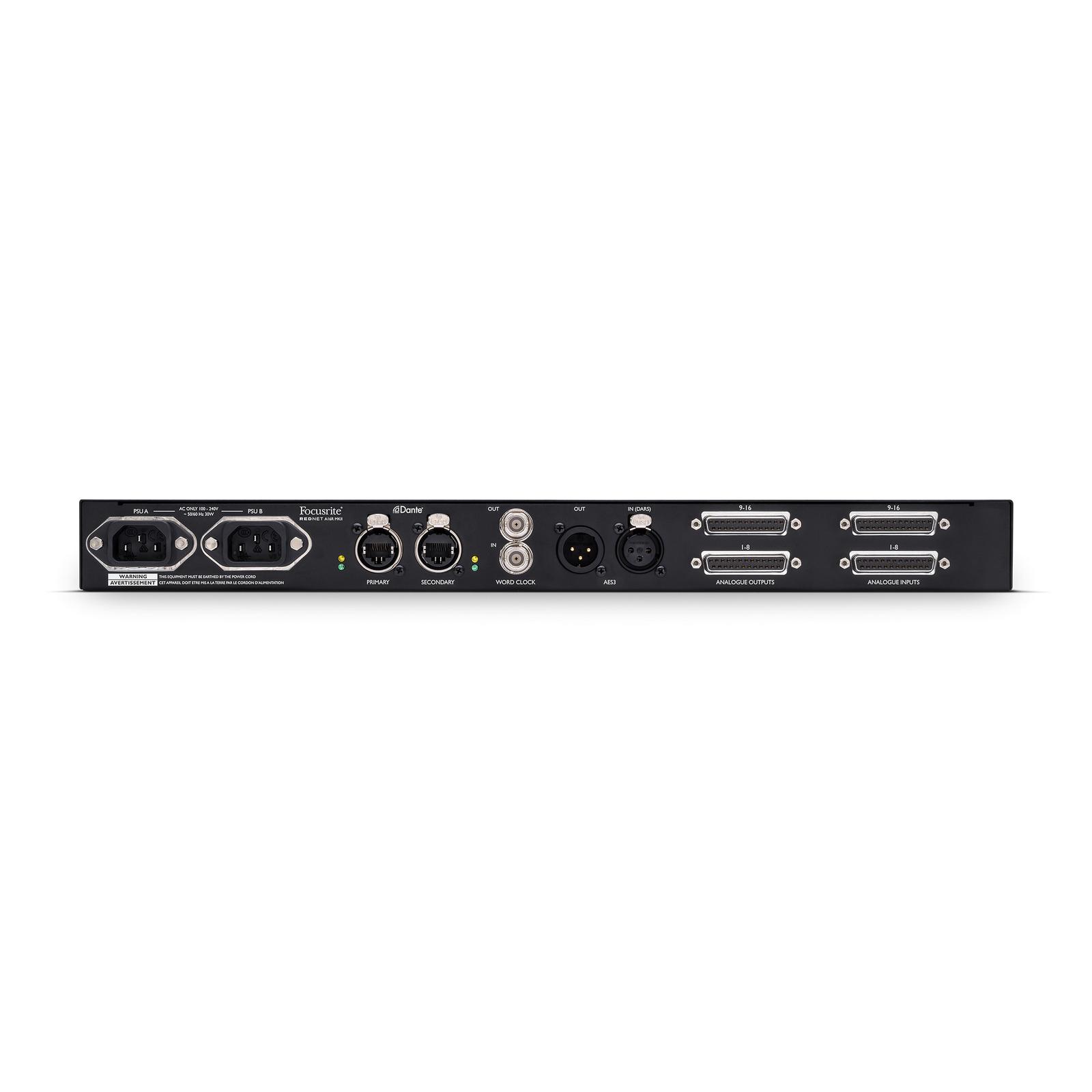 Focusrite RedNet A16R MkII 16-Channel Analogue Dante Interface - view 2