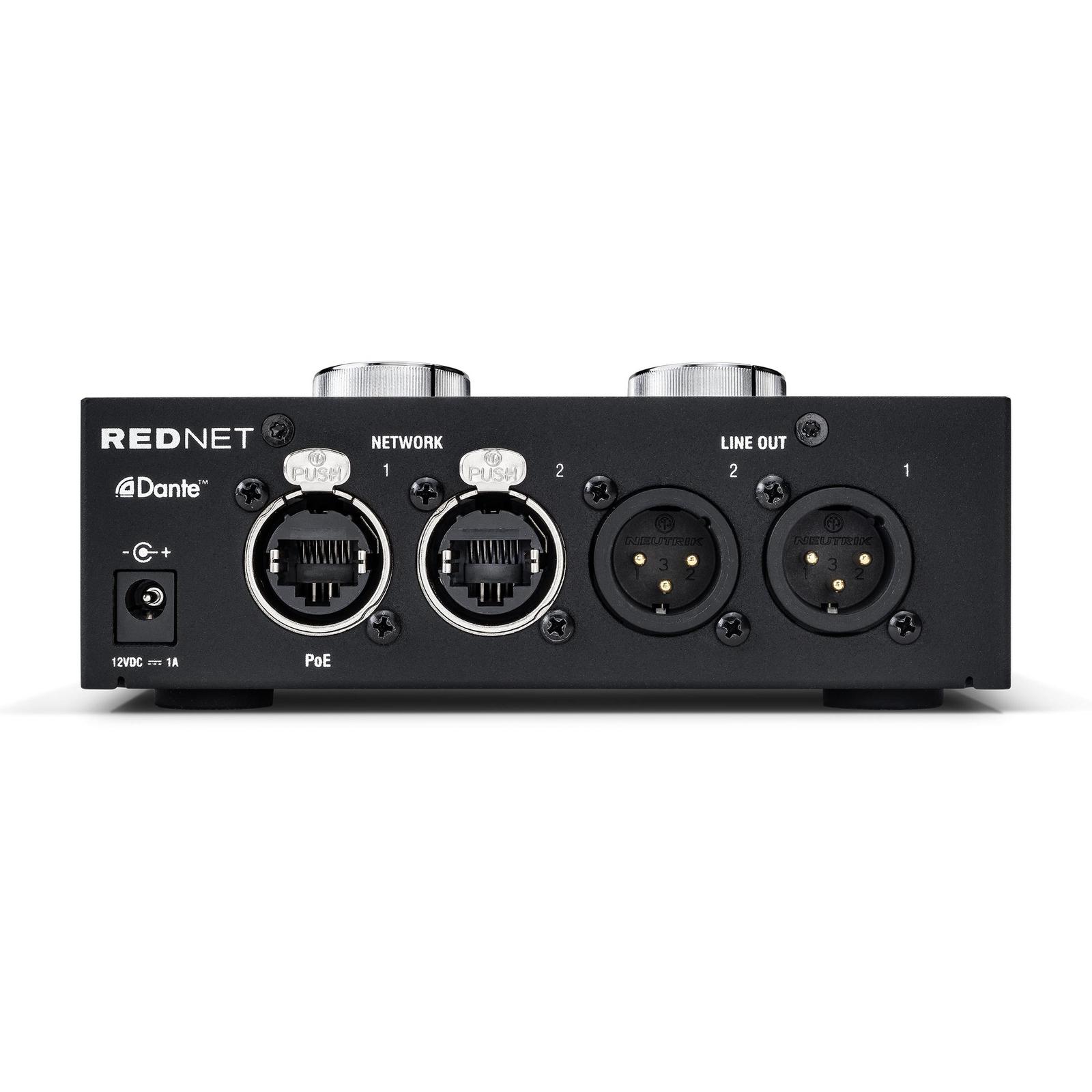 Focusrite RedNet AM2 Stereo Dante Headphone and Line Monitoring Unit - view 2
