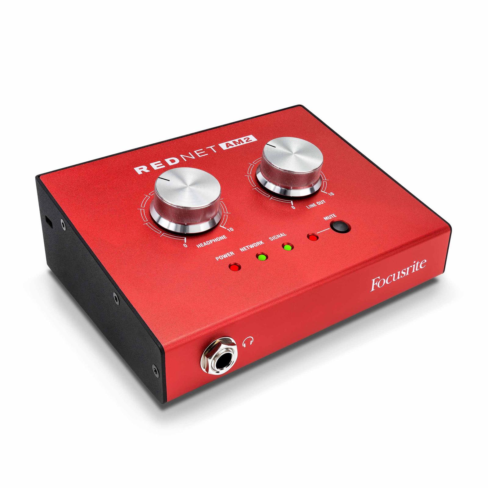 Focusrite RedNet AM2 Stereo Dante Headphone and Line Monitoring Unit - view 3