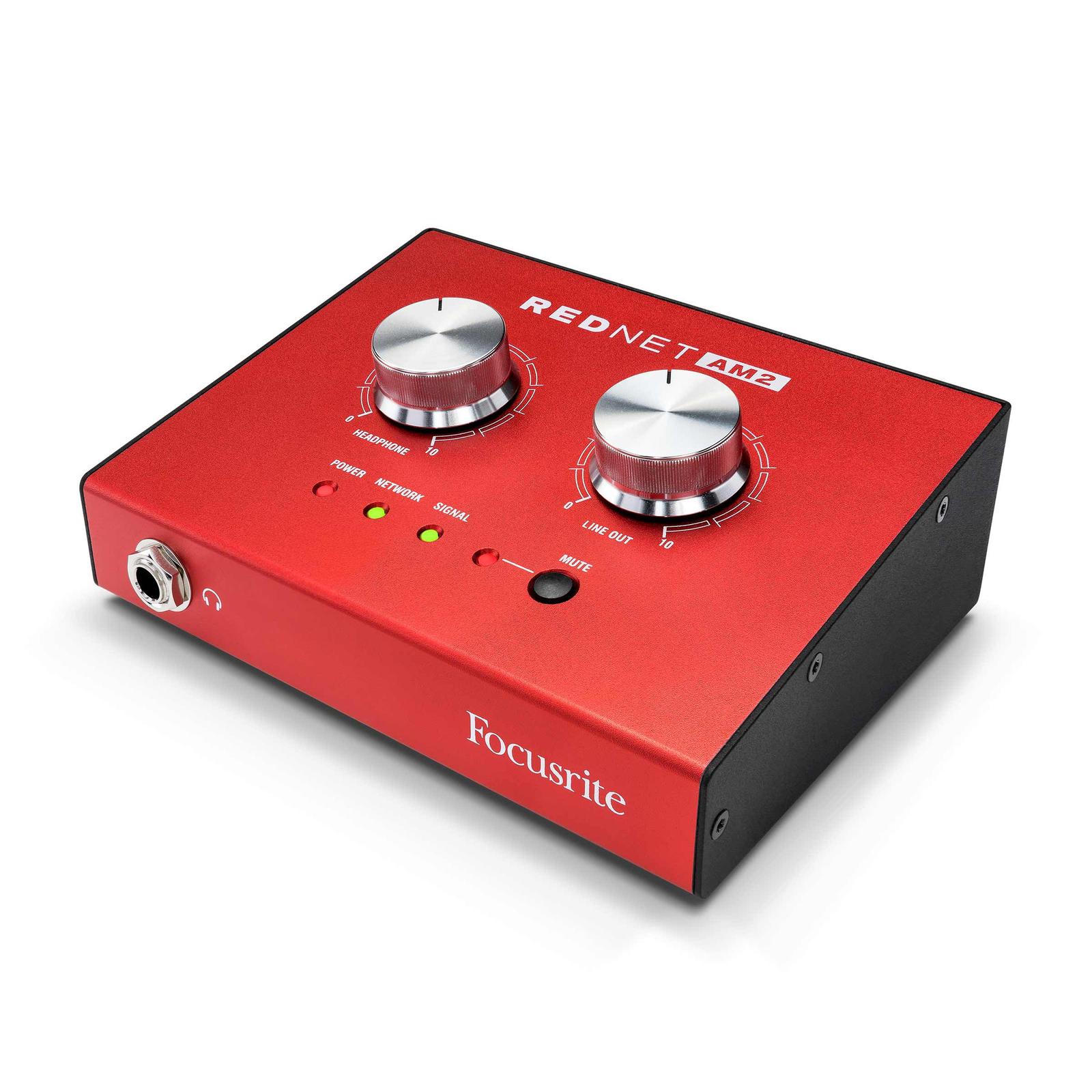 Focusrite RedNet AM2 Stereo Dante Headphone and Line Monitoring Unit - view 4