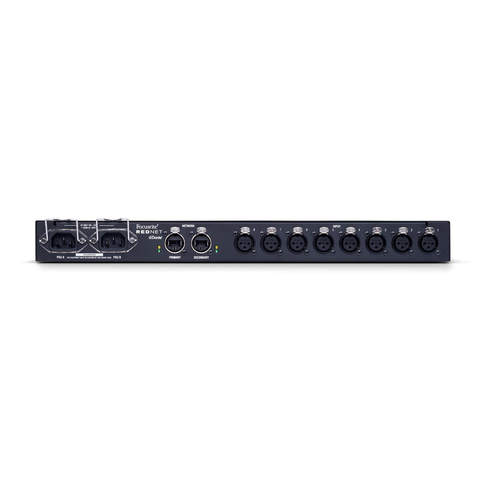 Focusrite RedNet MP8R Eight-Channel Remote Microphone Preamp with Dante - view 2