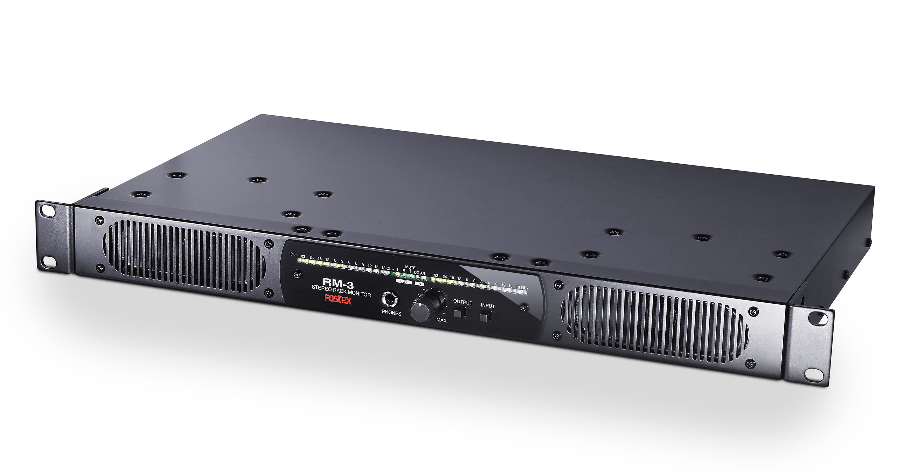 Fostex RM-3 1U Rackmount Stereo Monitor - view 2