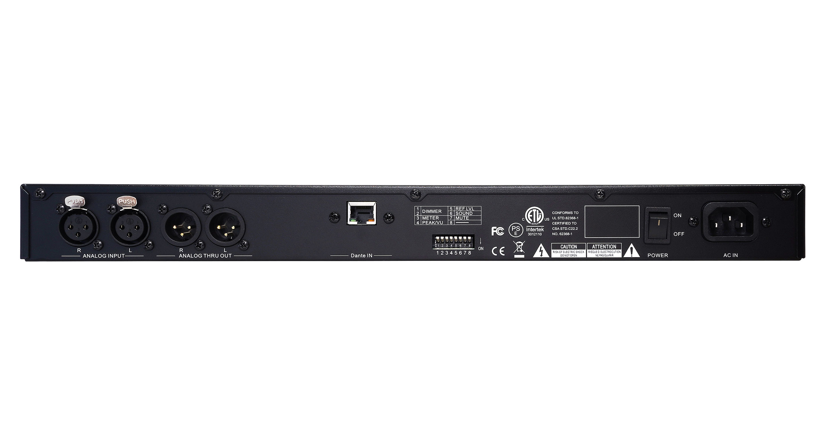 Fostex RM-3DT 1U Rackmount Stereo Monitor - view 3