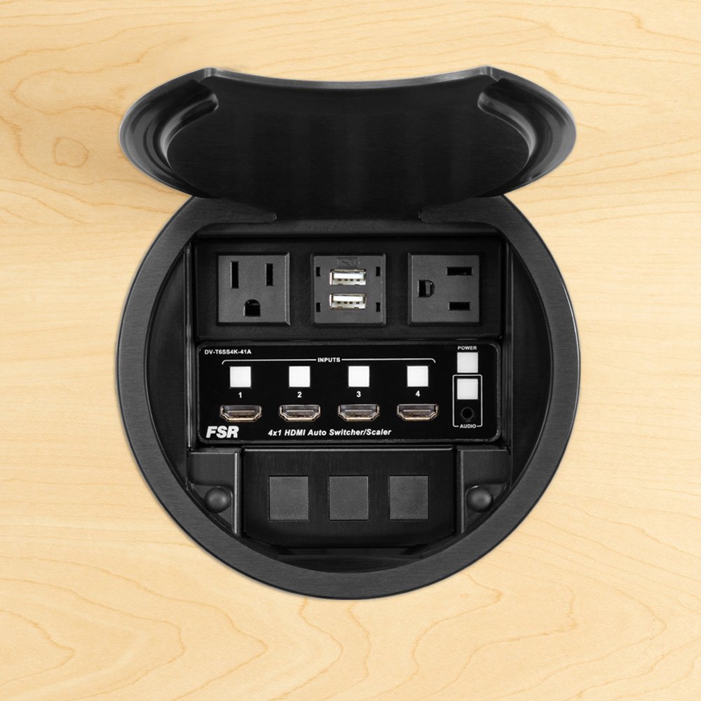 FSR HV-QDKT-CT6 HuddleVU Quad Digital Kit