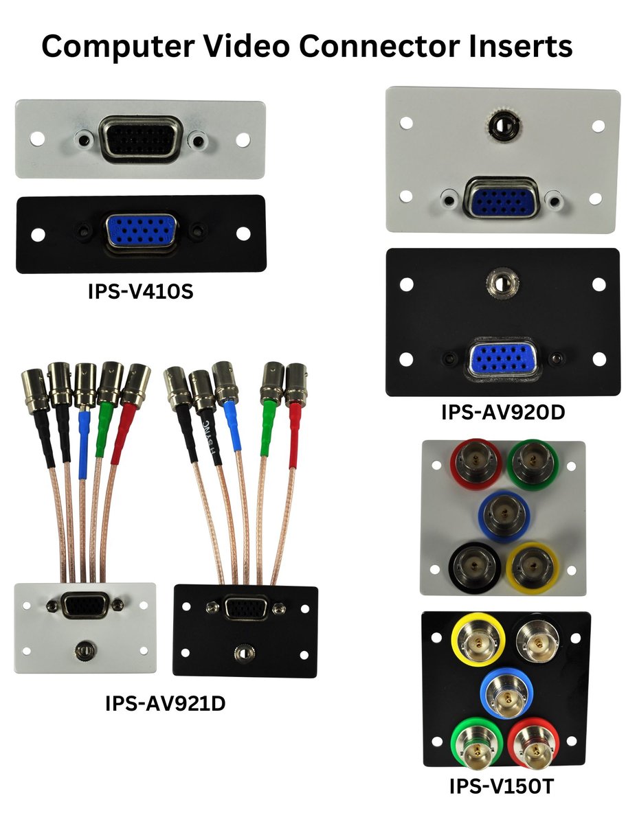 FSR IPS Computer Video Connector Inserts product image