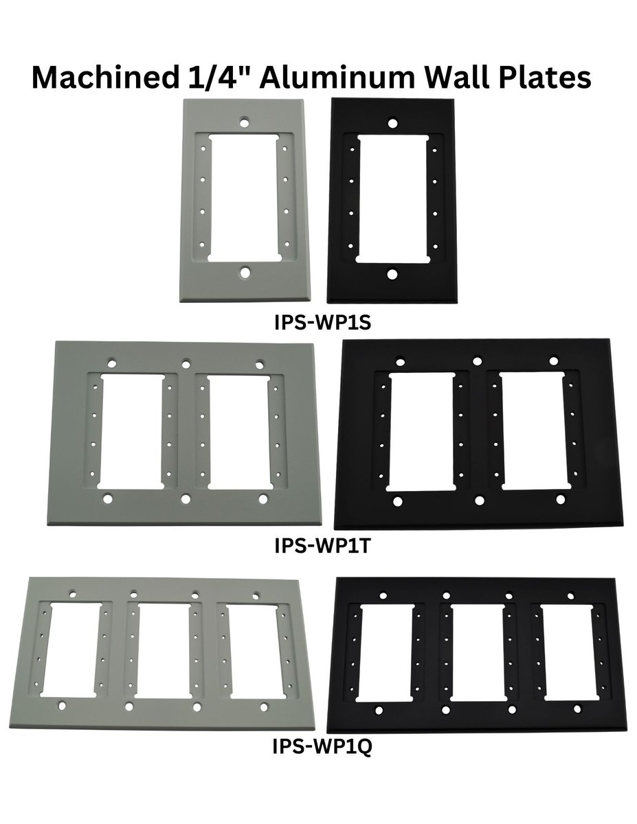 FSR IPS Milled Aluminum Wall Plates